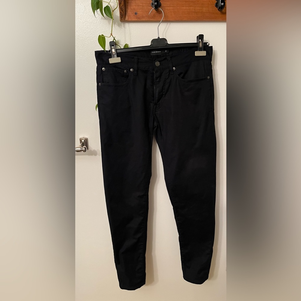 Club Monaco size 31 dark navy super slim jeans/pants